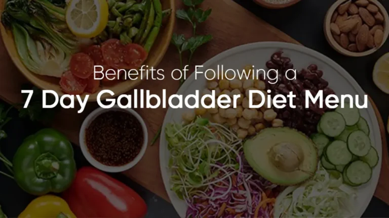 7 Day Gallbladder Diet Menu