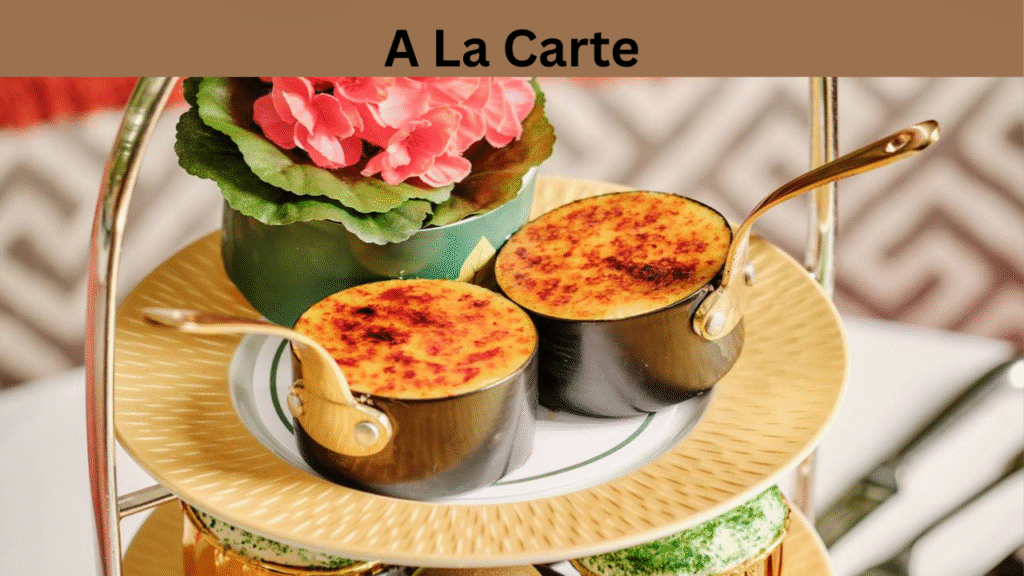 A La Carte (After 11:30am)