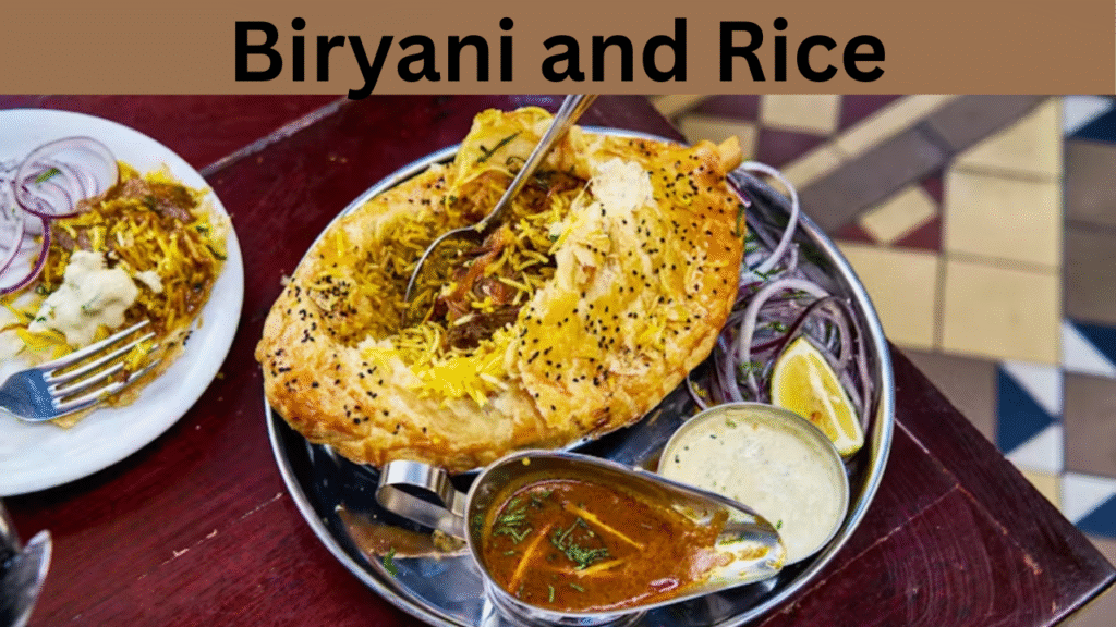 Biryani and Rice