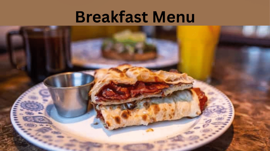 Breakfast Menu