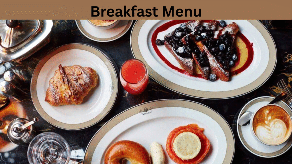 Breakfast Menu