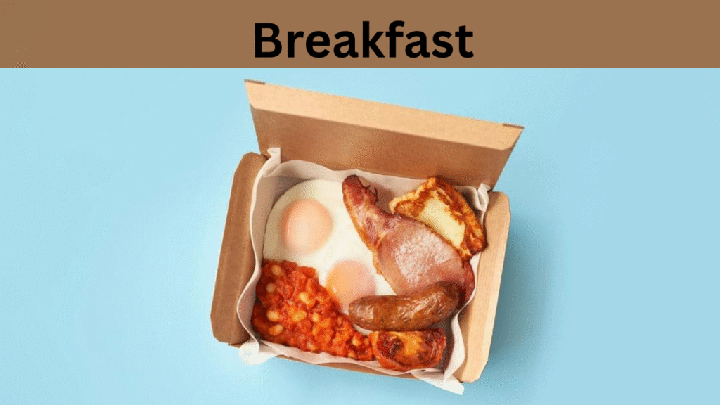 Breakfast (served until 11 am)