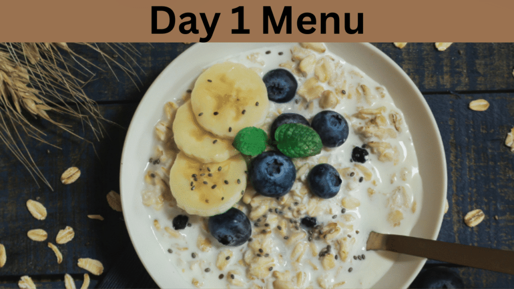 Day 1 Menu