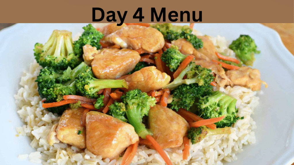 Day 4 Menu