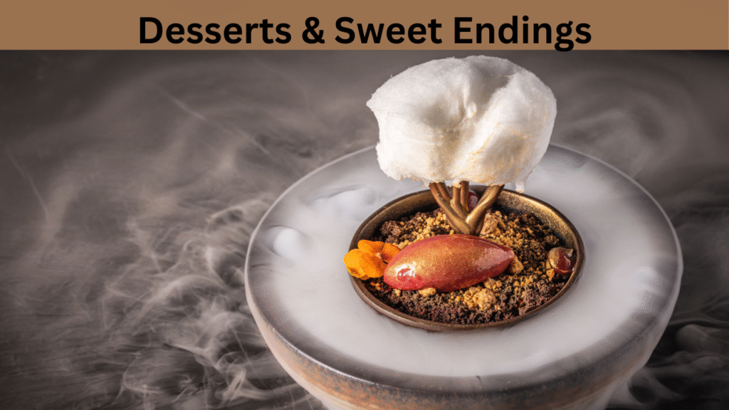 Desserts & Sweet Endings