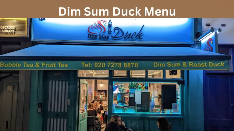 Dim Sum Duck Menu
