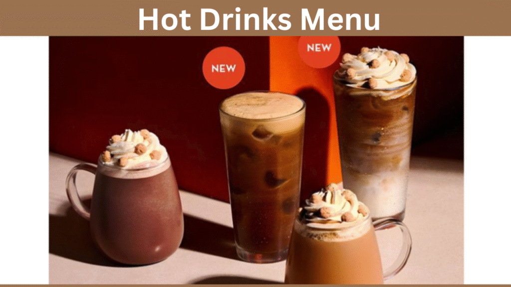 Hot Drinks Menu