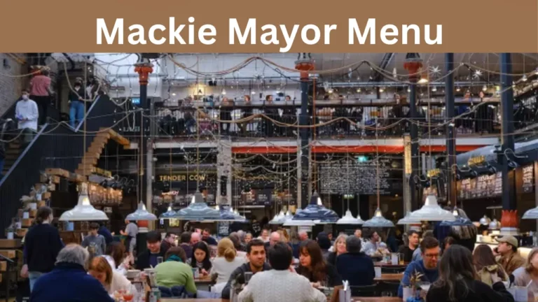 Mackie Mayor Menu