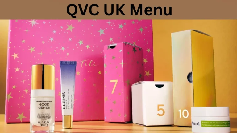 QVC UK Menu