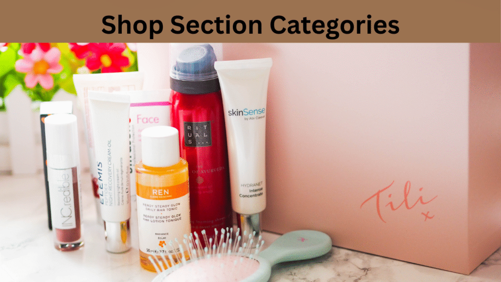 Shop Section Categories
