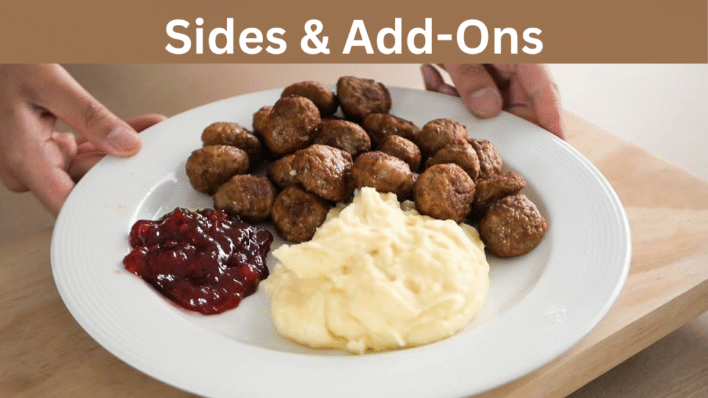 Sides & Add-Ons Table