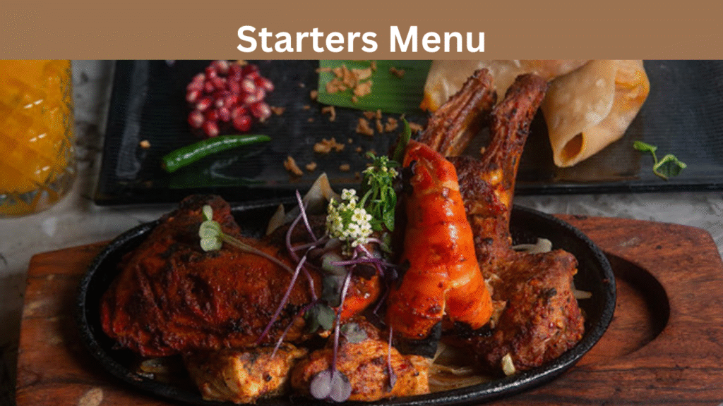 Starters Menu