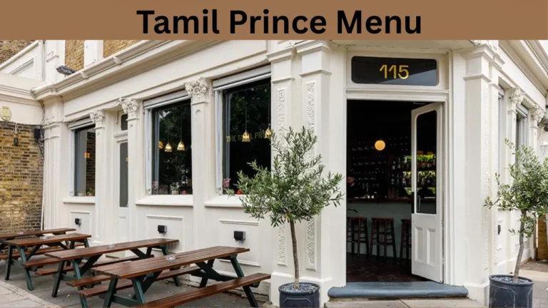 Tamil Prince Menu