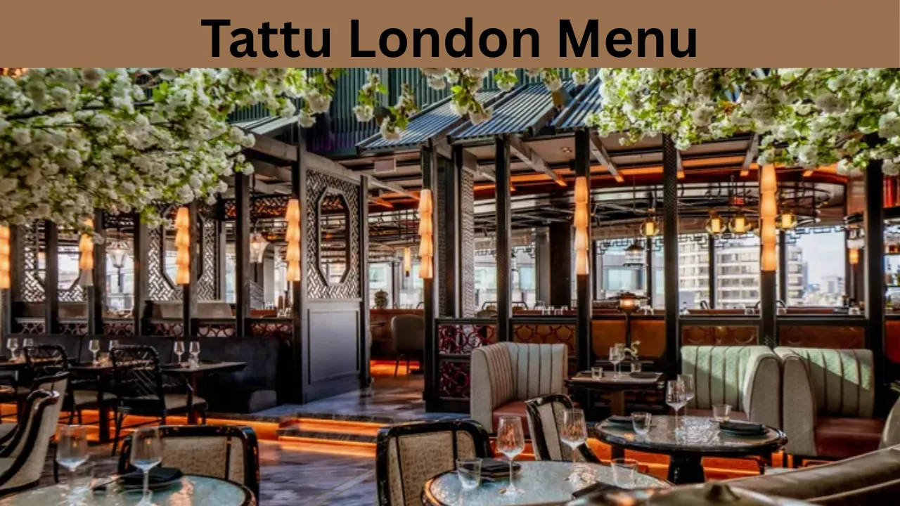 Tattu London Menu