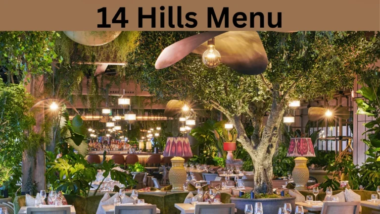 14 Hills Menu