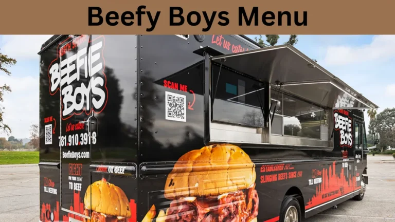 Beefy Boys Menu