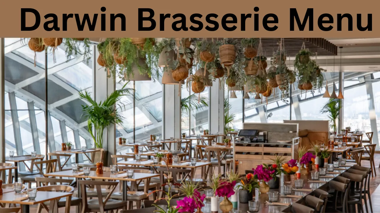 Darwin Brasserie Menu
