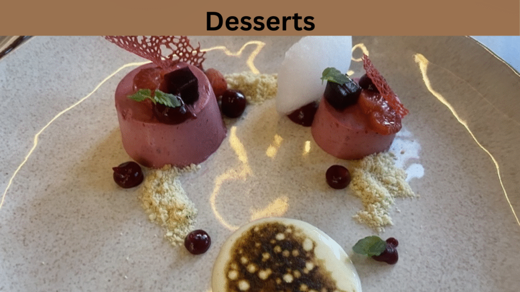 Desserts