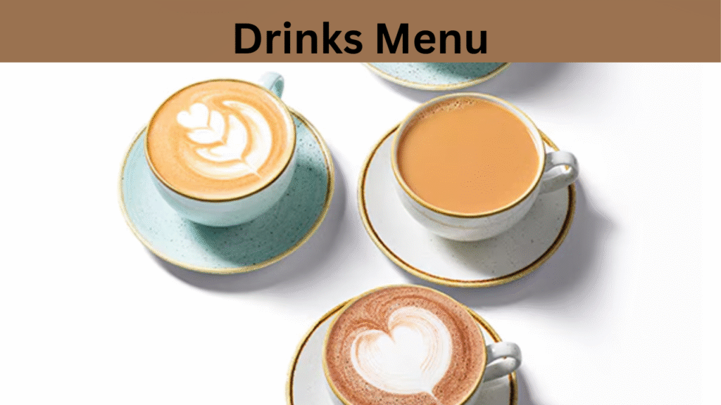 Drinks Menu