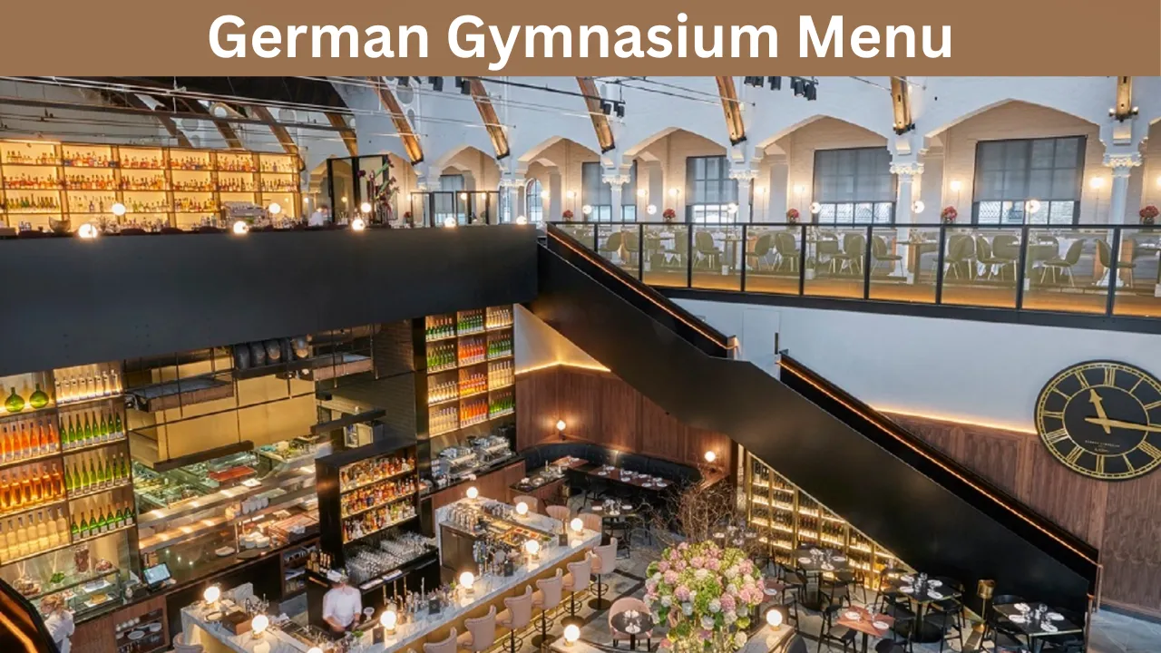 German Gymnasium Menu