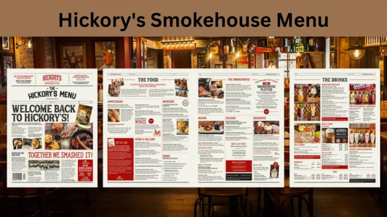 Hickory's Smokehouse Menu