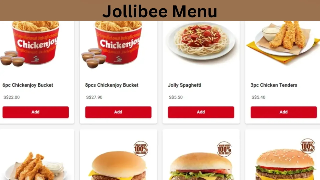 Jollibee Menu