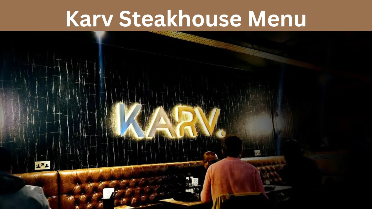 Karv Steakhouse Menu