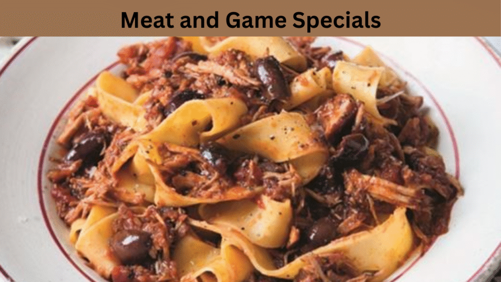 Meat and Game Specials