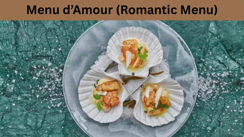 Menu d’Amour (Romantic Menu)
