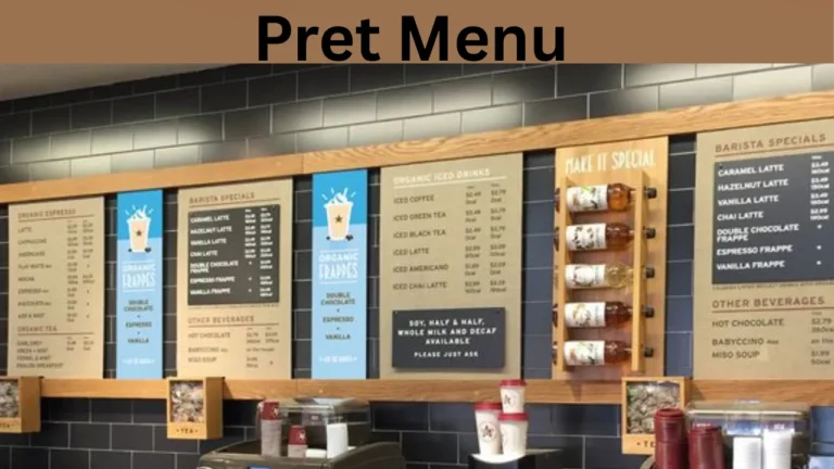 Pret Menu
