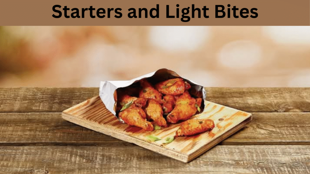 Starters and Light Bites