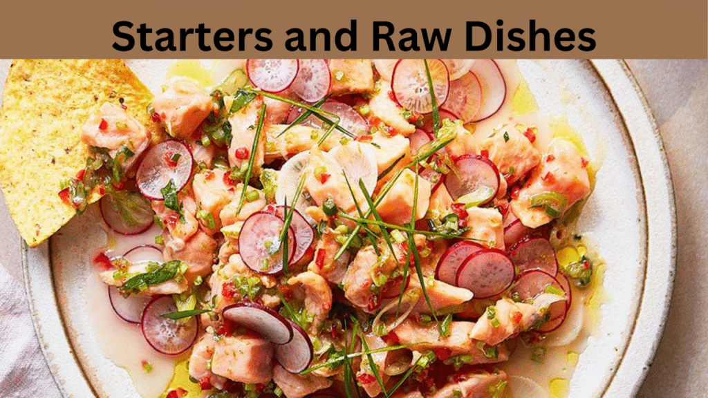 Starters and Raw Dishes