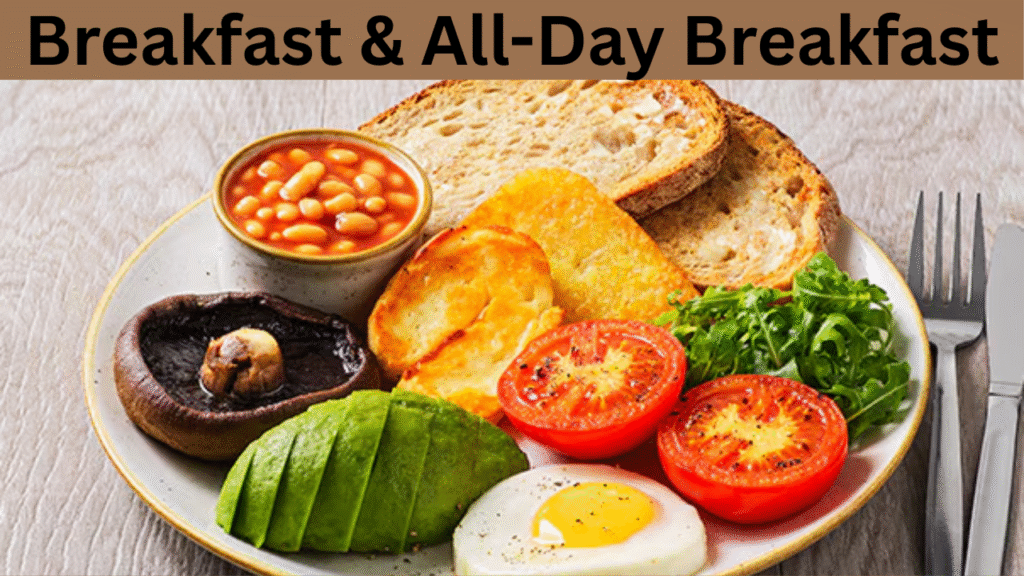 Tesco Cafe Menu Breakfast & All-Day Breakfast