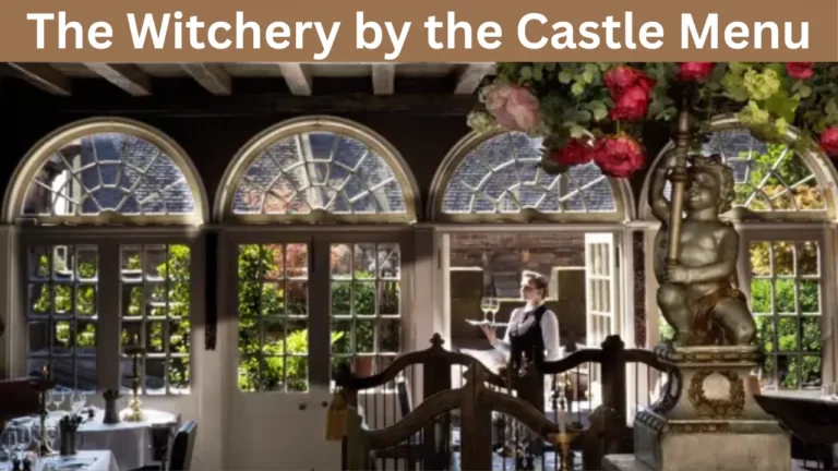 The Witchery by the Castle Menu