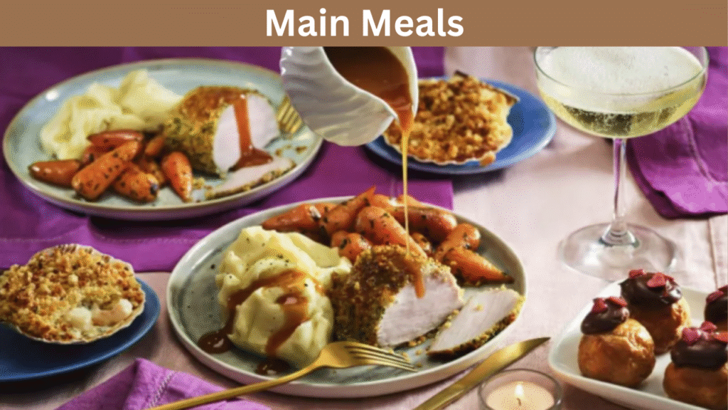 Main Meals (from 12 noon)