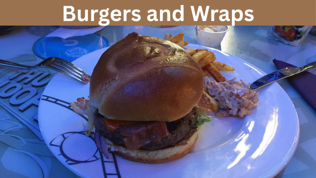 Burgers and Wraps