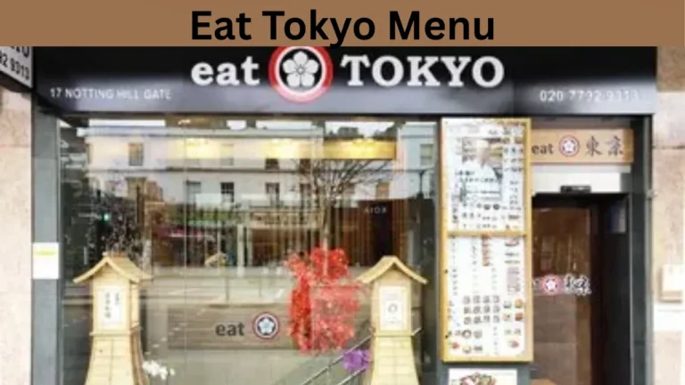 Eat Tokyo Menu