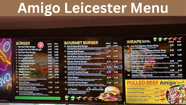 Amigo Leicester Menu