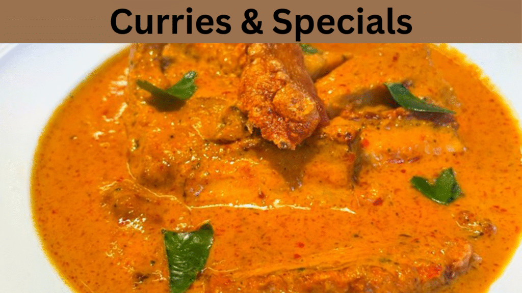 Curries & Specials