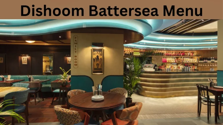 Dishoom Battersea Menu