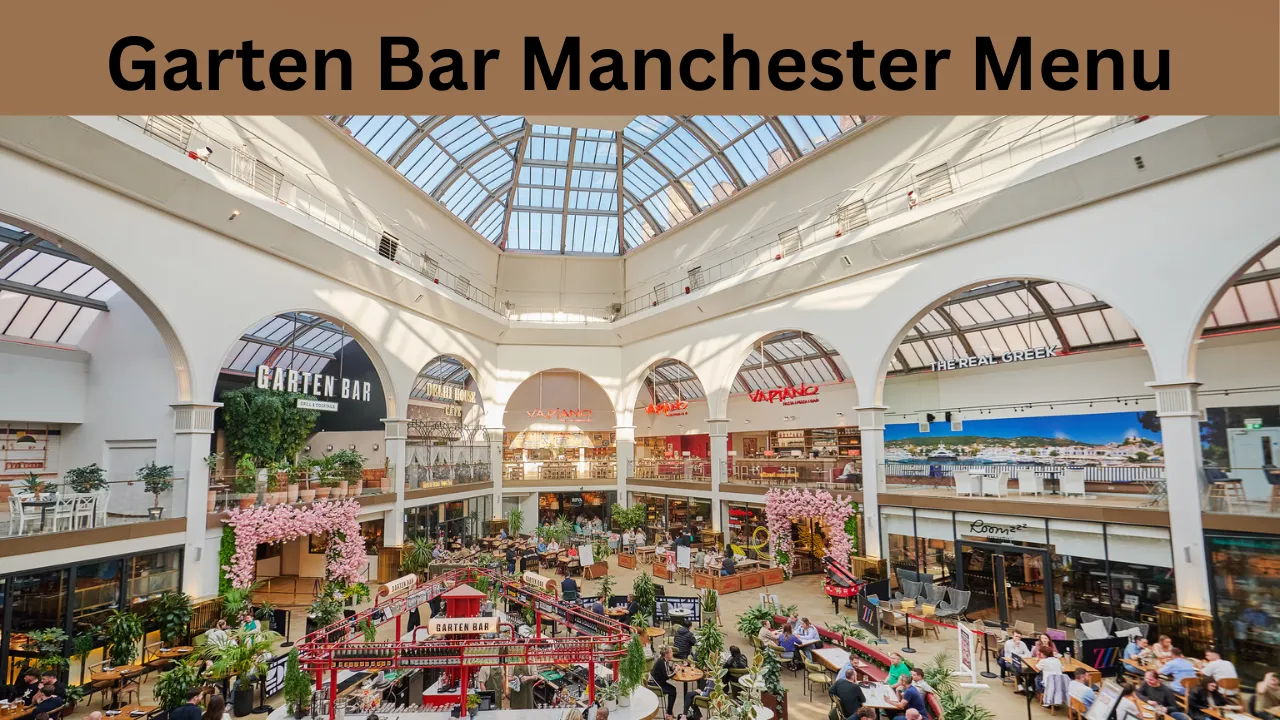 Garten Bar Manchester Menu