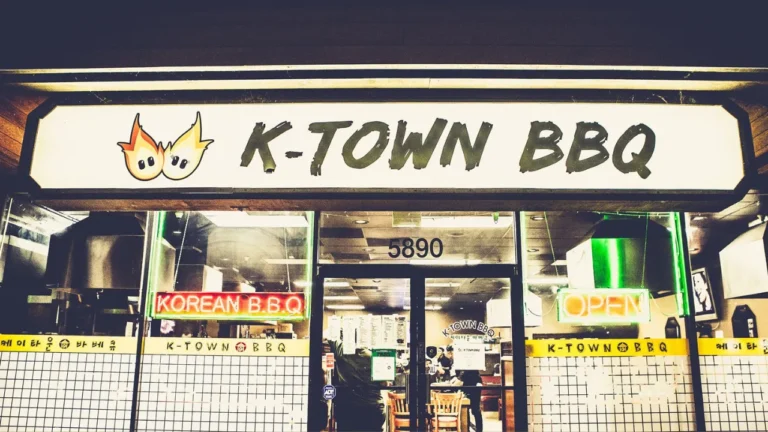 K-Town BBQ Menu