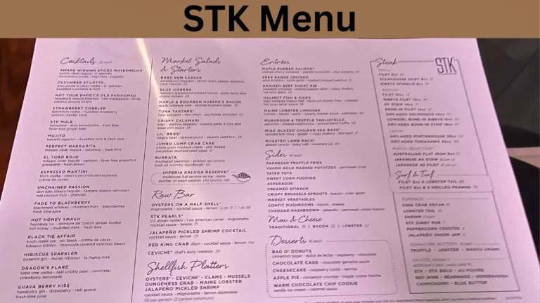 STK Menu
