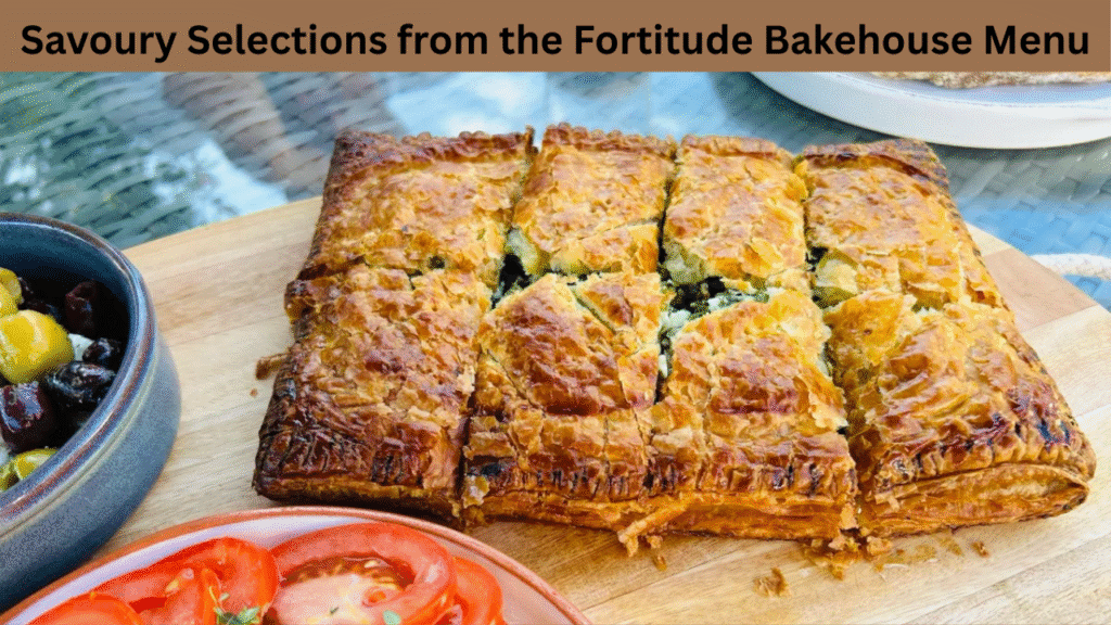 Savoury Selections from the Fortitude Bakehouse Menu