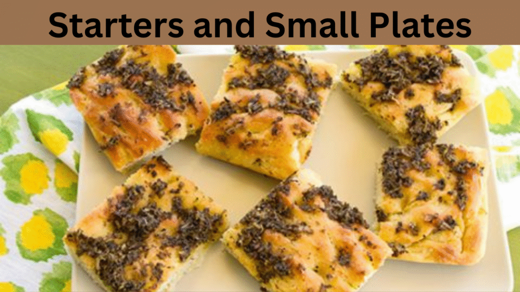 Starters and Small Plates