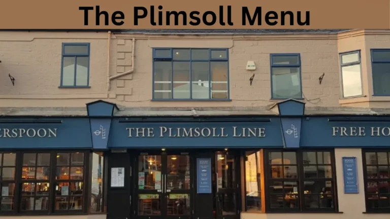 The Plimsoll Menu