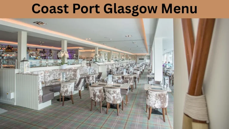 Coast Port Glasgow Menu
