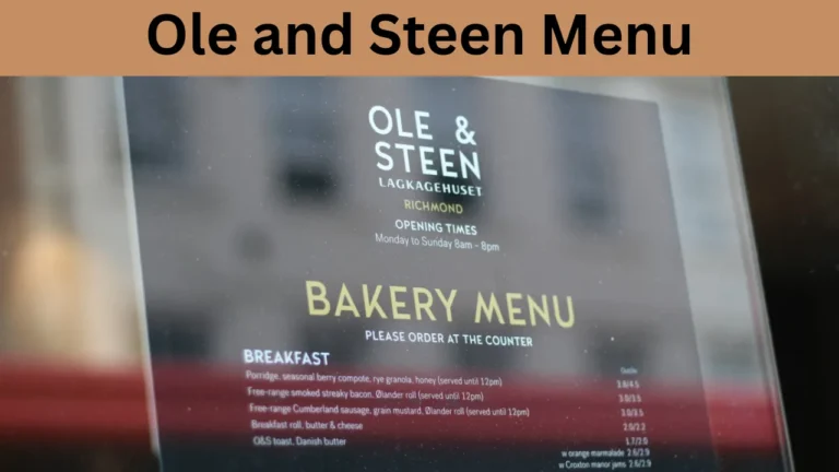 Ole and Steen Menu