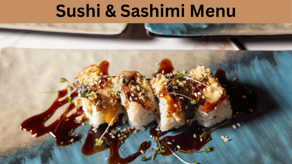 Sushi & Sashimi Menu