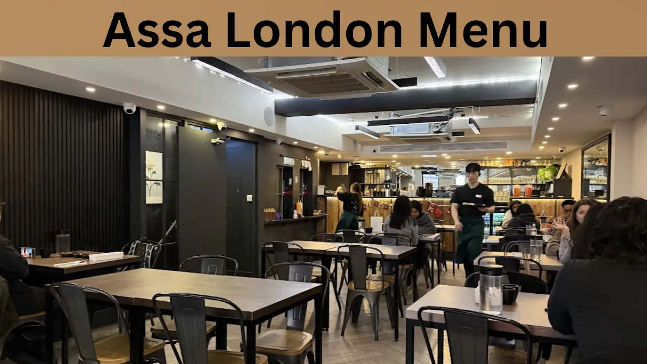 Assa London Menu